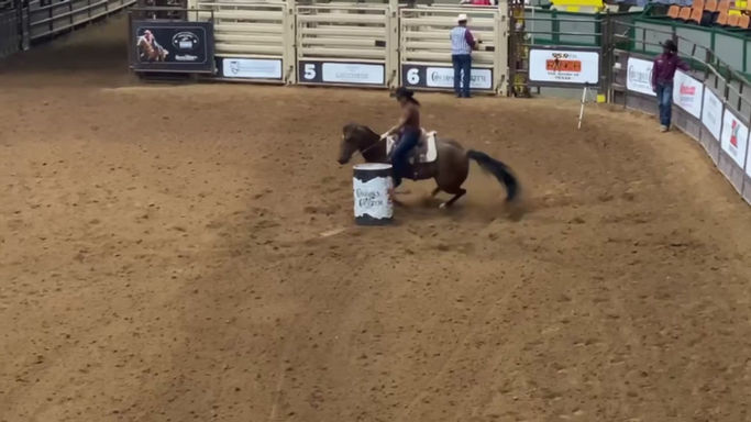 Grace Placing at Stockyards Rodeo!